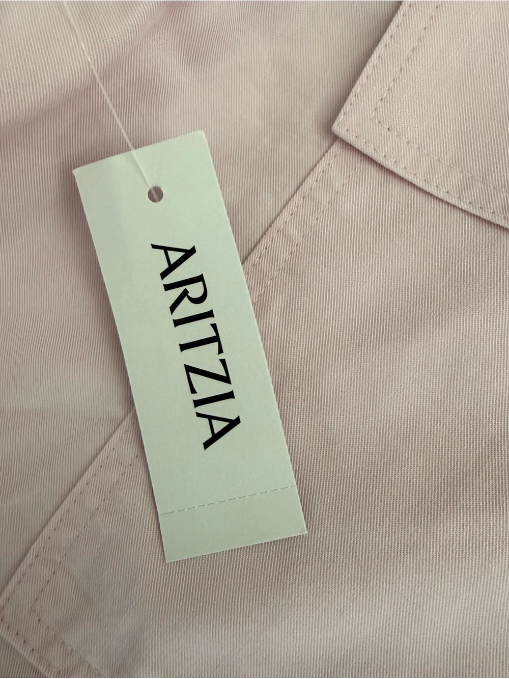 Aritzia Babaton Pink Utility Button Down Shirt size S - Picture 7 of 12